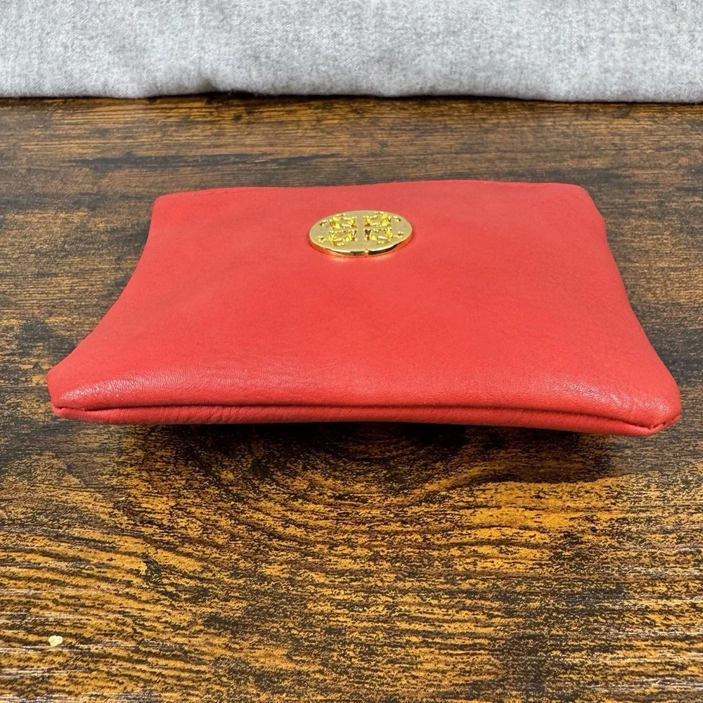 Rustic Cuff Red w/Gold RC Logo Zipper Closure‎ Storage Makeup Bag